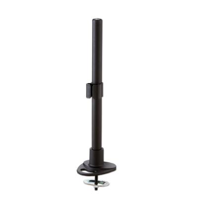 400mm Pole with Desk Clamp and Cable Grommet Black